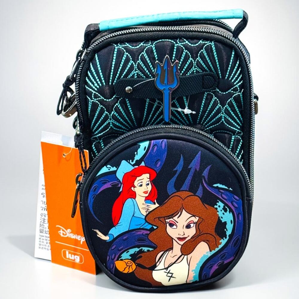 Disney D23 Lug Epic Rivals Little Mermaid Ariel Vanessa Skeeter Mini Crossbody